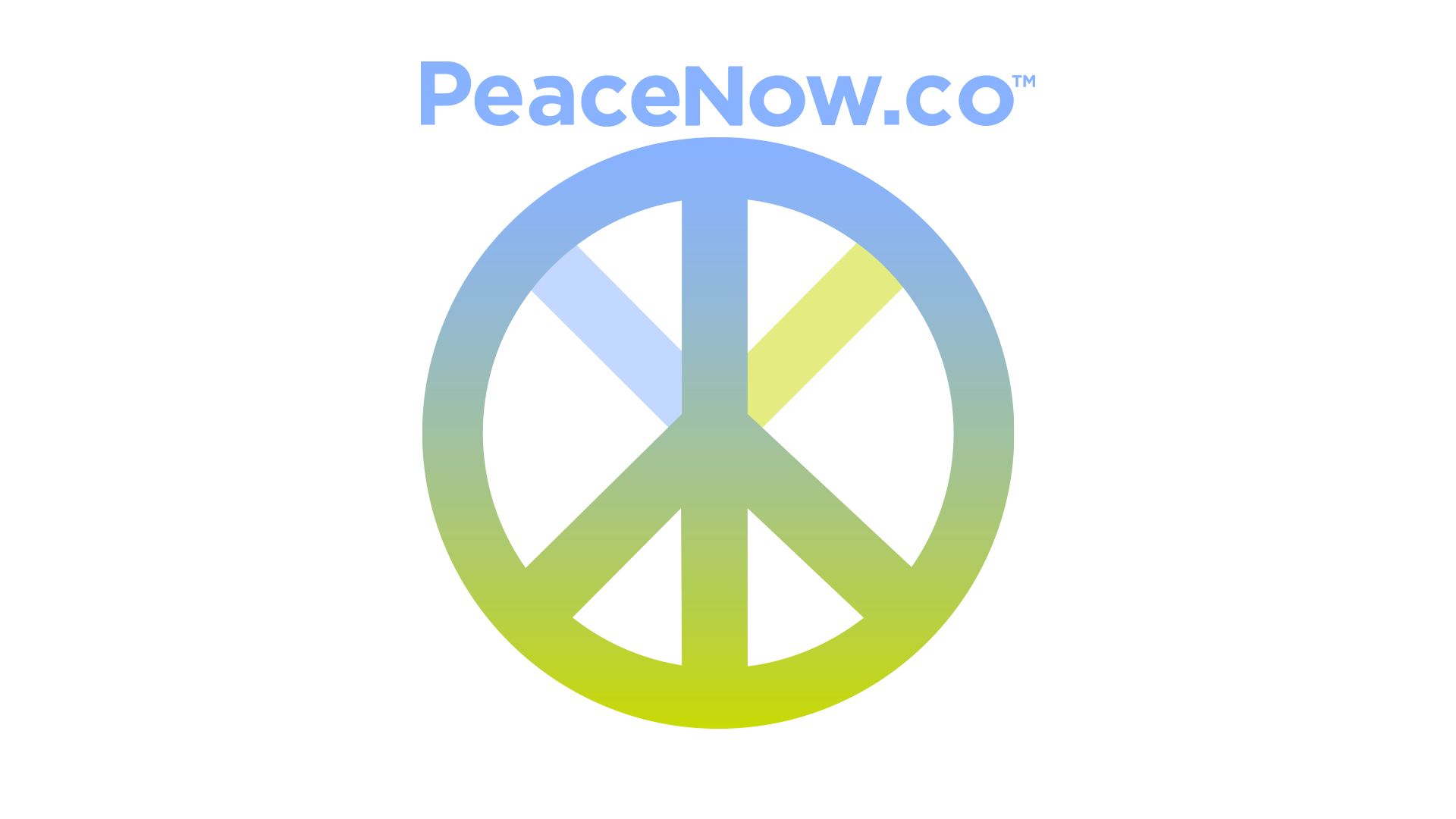 Peace Now Logo Design