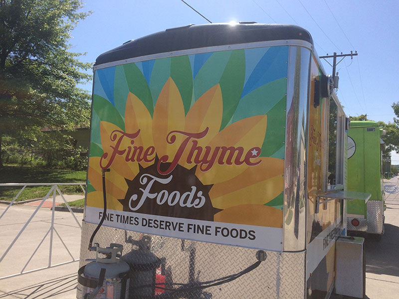 Fine Thyme Truck Wrap