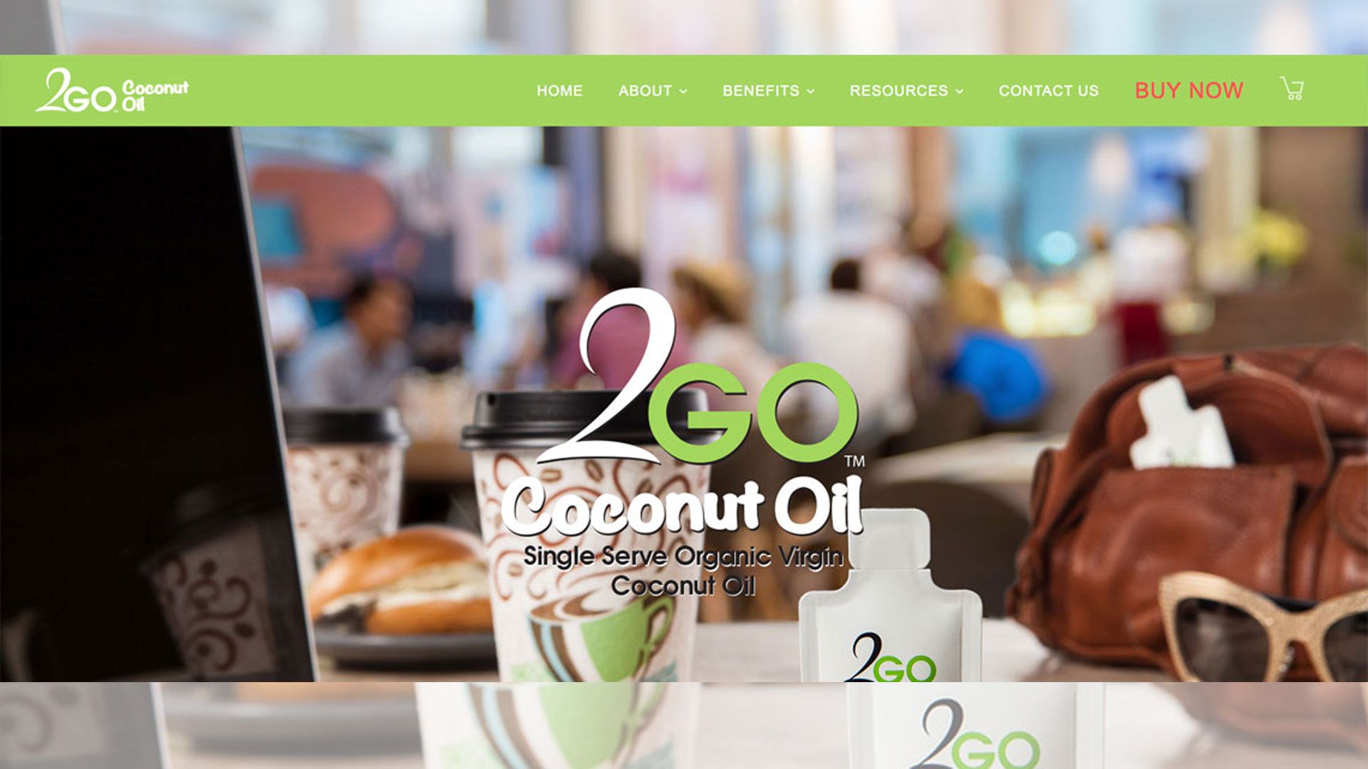 2Go Coconut Oil Web Screen Shot