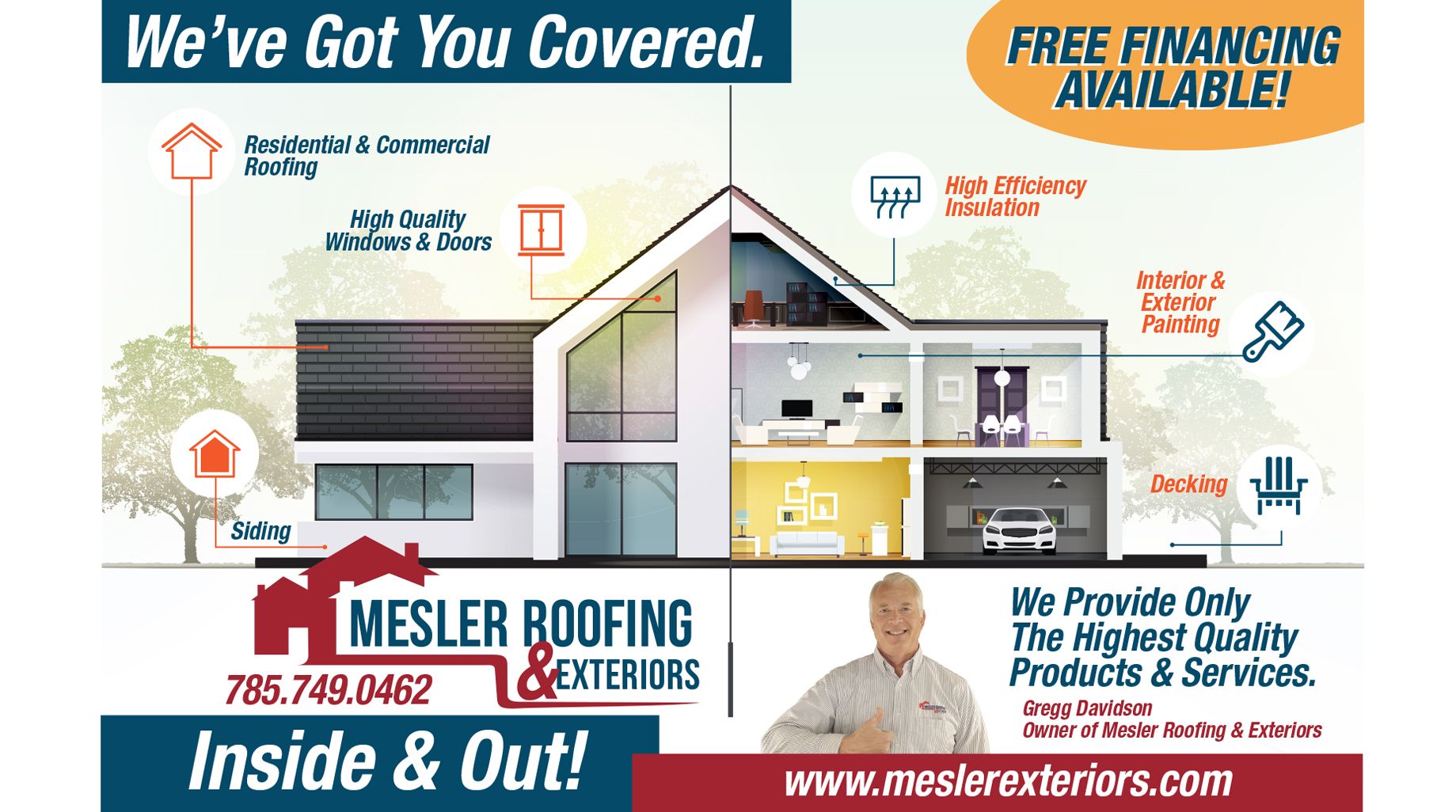 Mesler Roofing Ad